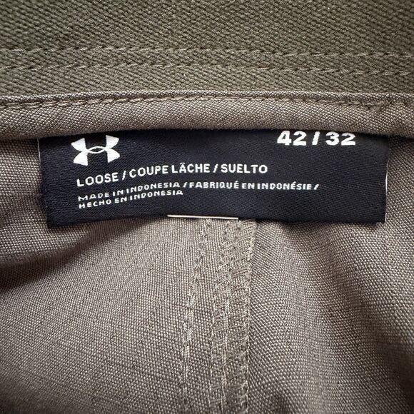 Under Armour UA Storm Tactical Patrol Pant Men 42 X 32 Green Cargo Stretch Waist - Picture 11 of 11